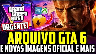 🚨OLHAA TAMANHO OFICIAL do GTA 6 é GIGANTE! Novas Imagens Oficiais SAIU Muita Novidade Quinta e Mais!