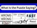 What Is the Puzzle Saying Solve These Fun Brain Teasers Puzzle Challenge