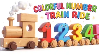 Colorful Number Train Ride