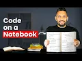 Code on a Notebook It will change your life