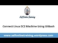 Connect Linux EC2 Machine Using Gitbash