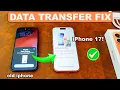 Troubleshooting iPhone 17 Old iPhone Not Detected for Quick Start Data Transfer FIXED