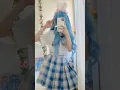 Download Lagu 🎒Thử Thách Phối Đồ Đi Học Màu Xanh dương🪼Styling school outfits| #shorts #dress #jk #style #outfit