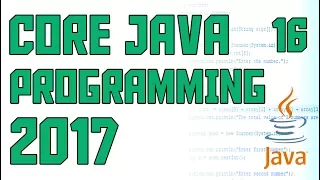 Java Programming 2017 Using Methods with Parameters