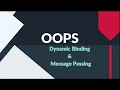 Object Oriented Programming IPU Engineering Sem 4 Dynamic Binding Message Passing