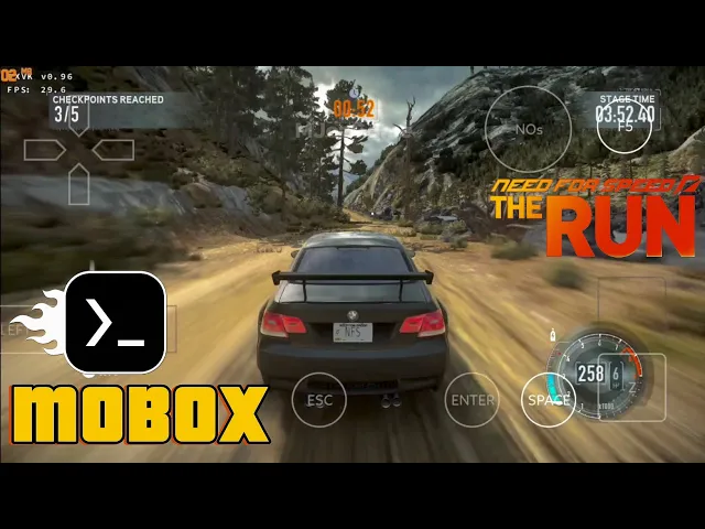 Mobox - Gameplay Need For Speed The Run - Emulator Windows Android