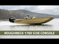 Lowe Boats Roughneck 1760 SC Walkthrough Aluminum Fishing Boat