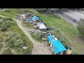 Neglected Chula Vista creek bed overrun with trash encampments and fires