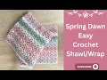Easy Crochet Spring Dawn One Row Repeat Crochet Rocks