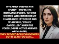 Lagu “You’re The Insurance Policy,” My Dad Sneered — I Stood Up And Whispered, “Policy Cancelled” And...