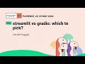 streamlit vs gradio which to pick - Davide Poggiali