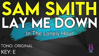 Download Sam Smith - Lay Me Down - Karaoke Instrumental MP3