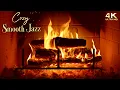 Lagu 🔥 Cozy Smooth Jazz Music Fireplace ⏐ No Ads