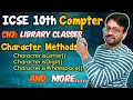 P1 - Character functions in Java isWhiteSplace isLetterOrDigit methods ICSE Computer class 10