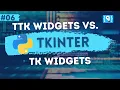 Python Tkinter Tutorial German - ttk Widgets vs tk Widgets