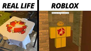 Bloxxer T-Shirt Real Life vs Roblox
