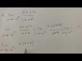 How to solve limits with absolute values