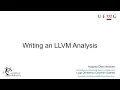 Writing an LLVM Analysis part 1