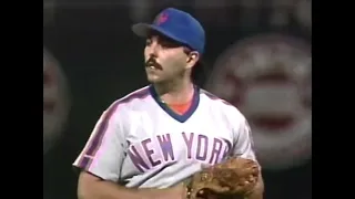 NYM PHI John Franco strikes out three to pick up his 22nd save of the season 1990