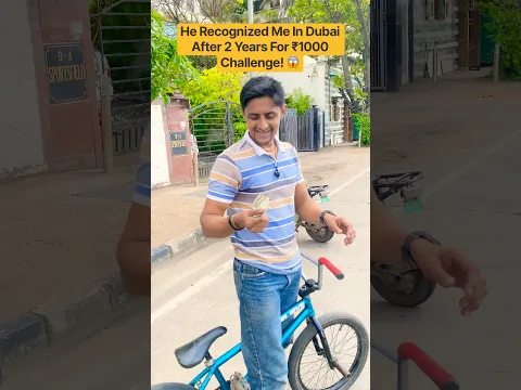 Jise 2 Saal Pehle Challenge Mein Haraya Tha.Woh Dubai Street Mein Mil Gaya😳Akram Rider #shorts #bmx