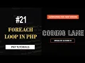 Foreach Loop In PHP Loops In PHP - Coding Lane