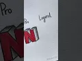 How to draw letter N