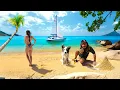 Download Lagu tropical island with Hidden TREASURE! 🏴‍☠️- Boat Life