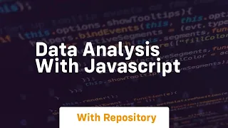 Data analysis with javascript
