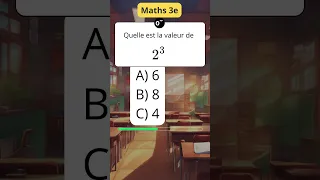 Défi Maths 3e 2 Puissance 3 Quelle Est La Bonne Réponse 