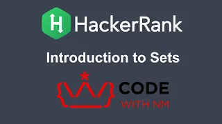 Introduction to Sets HackerRank Python Solution CODE WITH NM
