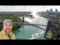 Walking across Canada-USA Border in Niagara Falls