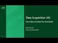 NI - Data Acquisition 101 Webinar