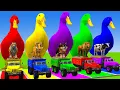 Download Lagu Long Slide Game With Cow Elephant Gorilla Hippopotamus Tiger 3d Animal Game Funny 3d Animals