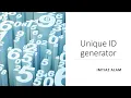 Unique ID Generator