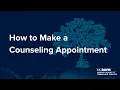 How to Make a Counseling Appointment - Winter 2024