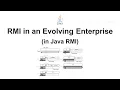 RMI in an Evolving Enterprise in Java Remote Method Invocation