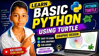 Learn Python Turtle Graphics for Beginners Draw Amazing Shapes in Python Kids Coding