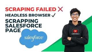 Scraping JS-Rendered Pages Headless Browser Approach scraping Salesforce Page
