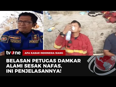 Perjuangan Petugas Damkar Padamkan TPA Rawa Kucing