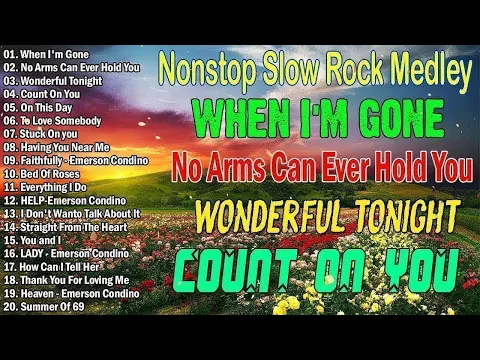 Download MP3 Nonstop Slow Rock Collection 🎧 Best Lumang Tugtugin 🎧 Emerson Condino Nonstop Collection 2023