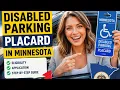How to get a disabled parking placard in Minnesota