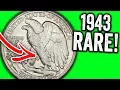 EXTREMELY VALUABLE HALF DOLLAR COINS WORTH MONEY - 1943 WALKING LIBERTY HALF DOLLAR VALUE