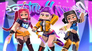 Adopted by the Saja Boys - KPOP DEMON HUNTERS Animation | COMPLETE EDITION in Minecraft!