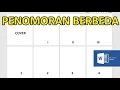 Cara Membuat Nomor Halaman Berbeda (Romawi Dan Angka) MS Word