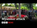 Download Lagu At least 24 killed as army paraglider bombs Myanmar Buddhist festival | BBC News