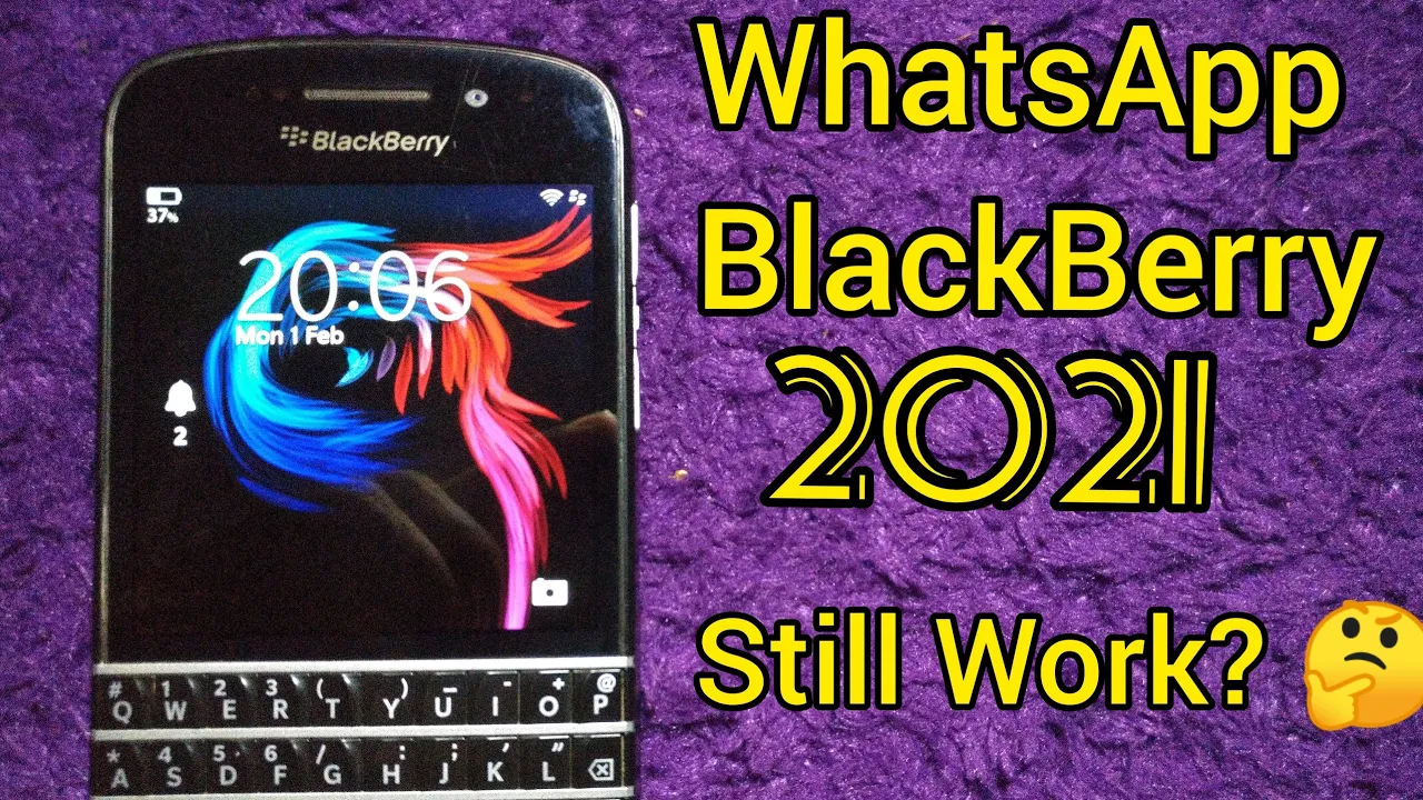 instal WhatsApp di hp jadul blackberry tahun 2020