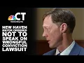 Wrongful conviction case New Haven mayor ordered by court to not speak publicly