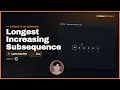 Longest Increasing Subsequence - LeetCode 300 Sequence LIS DP Java
