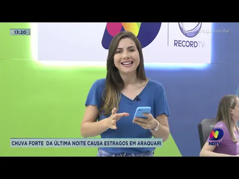 Balneário Barra do Sul decretou situação de emergência por causa da chuva forte que atingiu a cidade