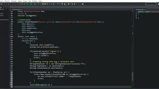 Chat server that Handles multiple clients simultaneously Java Socket Programming